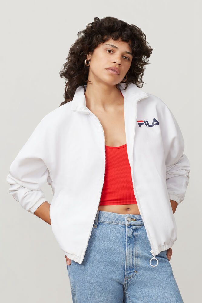 Fila Jakke Dame Hvite Rupta Wind 789314-YKO